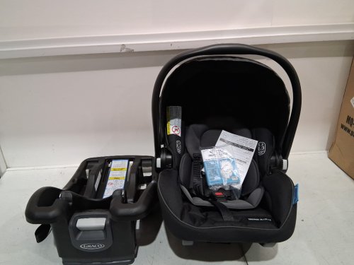 GRACO SNUGRIDE 35 LITE LX INFANT CAR SEAT - 35LB MAX- BLACK/GREY (MODEL: 2143034) image 4