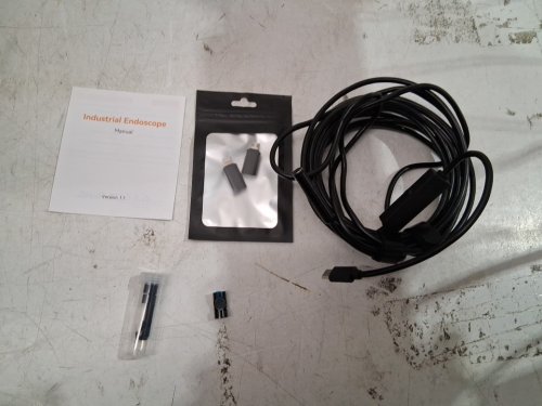 COLOFREE LIGHT UP INDUSTRIAL ENDOSCOPE WITH 8 LED LIGHTS - 7.9MM CAMERA, 1920P HD, 16.5FT, WATERPROOF - BLACK (MODEL: W400) image 4