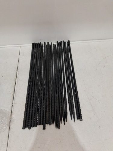 20PC heavy duty Rebar Stakes with Chisel Point End & Rust-Resistant Coating 24" - black (model: 12-610) image 3