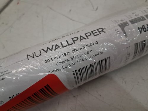 NUWALLPAPER peel and stick wallpaper - 20.5" x 18ft - Taupe Maynard (model: NUS4482) image 3
