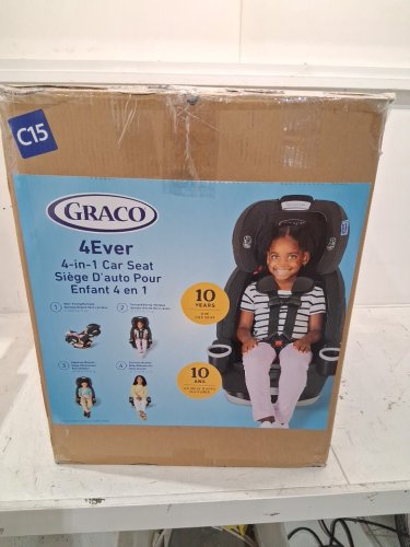 GRACO 4EVER 4-IN-1 CAR SEAT WITH RAPID REMOVE COVER - LOFTON STYLE - Grey - (MODEL: 2165949) image 3