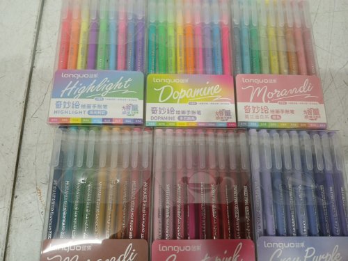 9PK Languo Fine Point 0.5mm Quick-Drying Ink gel pens - 81 pens total - Multi Colour image 4