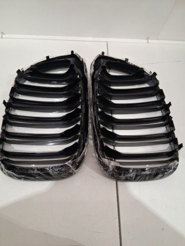 Coupe Glossy Black Racing Hood Kidney Grills - Fits bmw 3 series e46 2-door 1998-2001 - black image 4