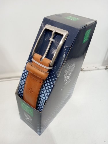 MEN'S Vince Camuto Leather Belt - EXTRA LARGE (Fits Pant Size 40-42) - Tan Brown (STYLE: 1969087) image 2