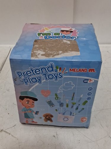 24pc Meland Toy Doctor playset Kit with Carrying Bag - pink (model: 918) image 2