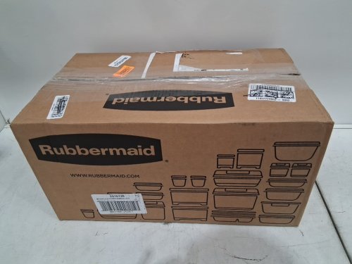 44PC Rubbermaid EasyStore Food Storage Containers with Lids - Red/Clear image 4