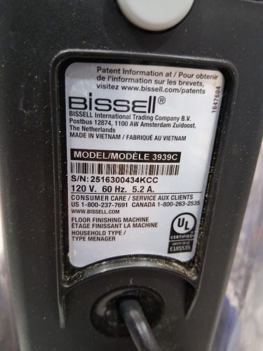 BISSELL PowerClean TurboBrush Pet Upright Carpet Cleaner, Powerful & Lightweight - 120v - blue (model: 3939c) image 5