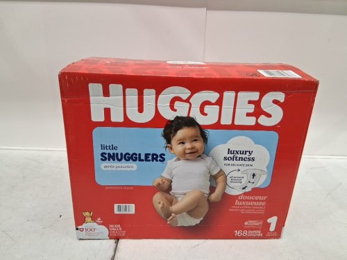 168pk Huggies Little Snugglers disposable Diapers - Size 1 (up to 14lbs) - disney Winnie The Pooh (model: 49797) image 2