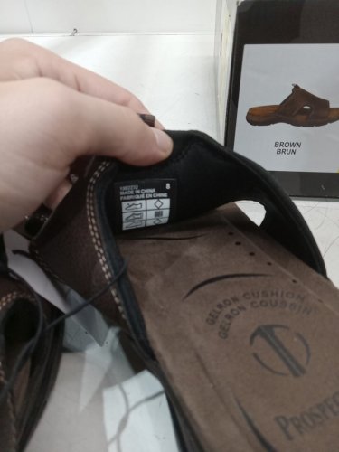 men's prospector austin 2.0 slide sandal - 8 - brown / black (Style: 1982232) image 3