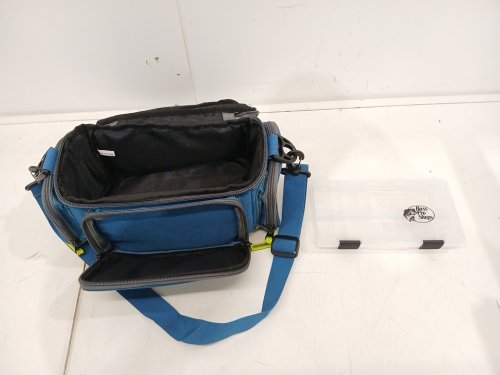 Pro Guide Tackle Bag With Tackle Box - 13" x 8" x 6" - Blue/Green (Model: PGTB-35) image 3