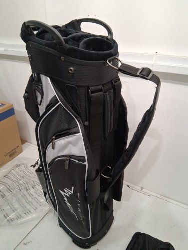 Himal 14-Way Golf Cart Bag  - 35.6" - black/white image 5
