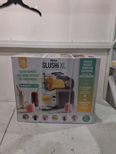 Ninja SLUSHi XL Smart Frozen Drink Maker - 10+ Servings - 128oz - white/grey (model: FS601BR) image 2