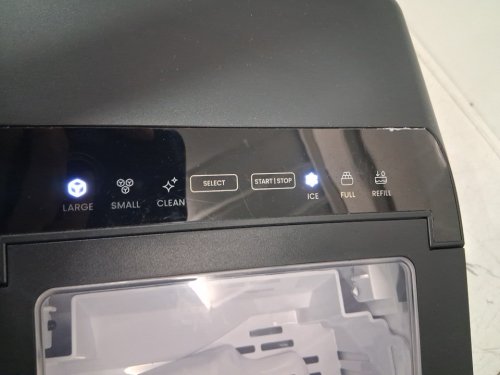 Iceman Dual-Size Ice self cleaning portable counter top ice maker - 22lbs/24hrs - black (model: rj56-bul-12) image 5