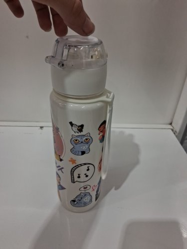 arts & kardy k-pop demon hunter water bottle - 27oz - white/multicolour image 3