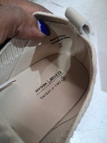Women's  Call It Spring Luckee Knit Shoe - size 10 - cream (style: 6622110) image 4