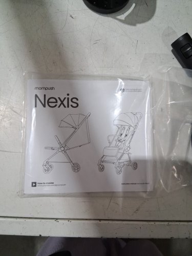 mompush Nexis Ultra-Lightweight One-Second Auto-Fold baby stroller - 50lbs max  - black (model: T523) image 3