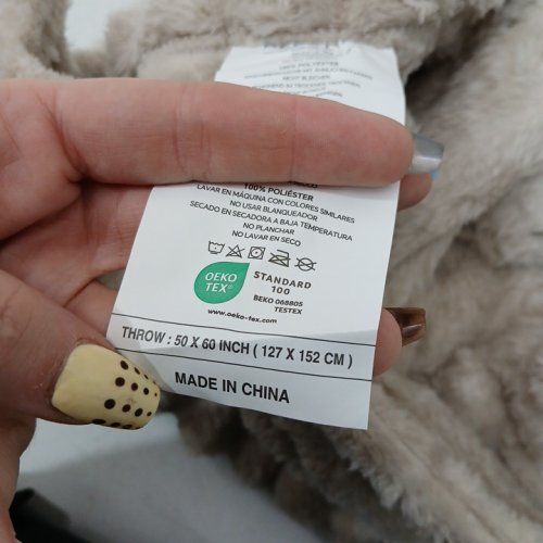 BEDELITE Fleece 3D Ribbed Throw Blanket - 50" x 60" - linen/brown image 3