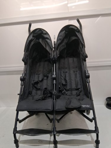 Ingenuity 3Dlite Double Umbrella Stroller - Each Seat up to 50 Pounds cap - Black (MODEL:31923) image 9