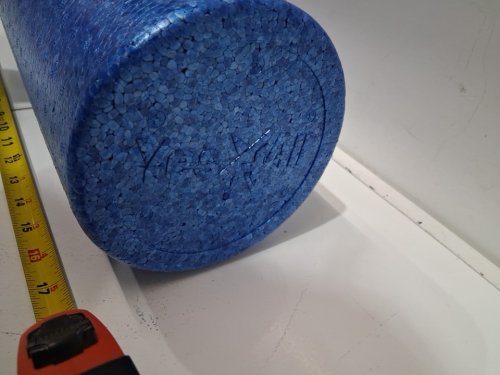 Yes4All Medium Firm Round PE Foam Roller - 18" - Blue - (Model: 673/blue) image 4