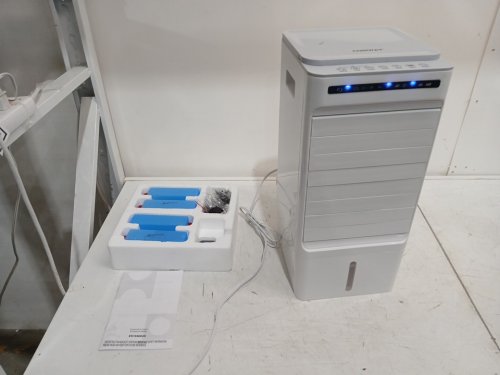 Costway Evaporative Air Cooler with Humidifier, 3 Modes, 3 Speeds Air Cooling Fan - 120V - White (Model: ES10460US-WH) image 5