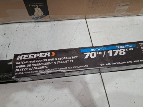 Keeper Ratcheting Cargo Bar - 40" - 70" - Silver Vein image 4