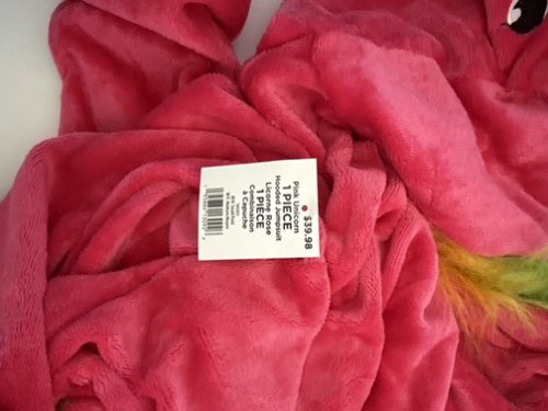 ADULT RUBIES PINK UNICORN COSTUME - M: SMALL / W: MEDIUM - PINK/ASSORTED COLOURS image 3