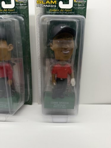4PC FULL SET UPPER DECK COLLECTIBLES TIGER WOODS TIGER SLAM PLAY MAKERS FIGURES COLLECTION, 2000-2001 image 5