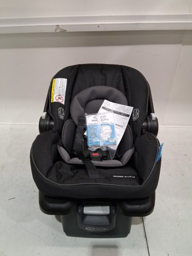 GRACO SNUGRIDE 35 LITE LX INFANT CAR SEAT - 35LB MAX- BLACK/GREY (MODEL: 2143034) image 3