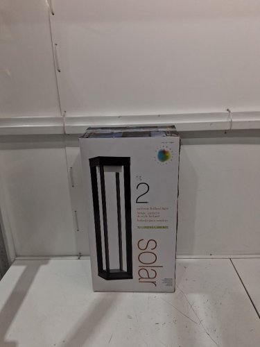 2pk prismax solutions solar led pathway light - 11.5" x 5.8" x 22.4" - 30lm - 8 hour battery - black (model: 1990286) image 2