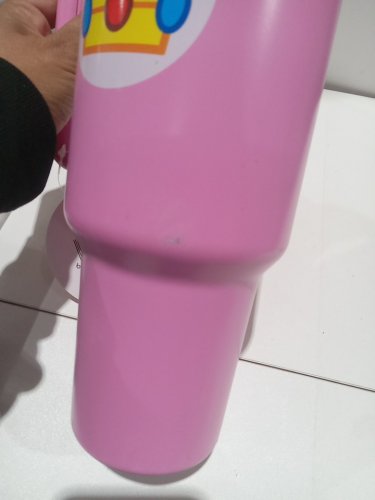 Nintendo Super Mario Princess Peach Metal Tumbler with Straw - 40oz - Pink image 4