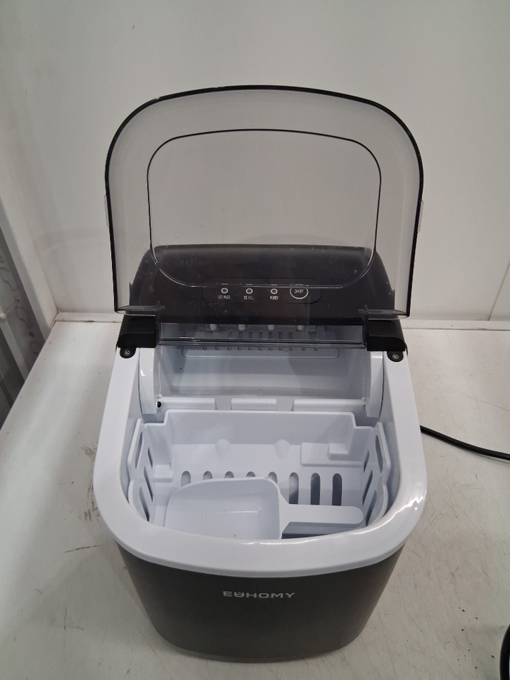 EUHOMY Countertop Ice Maker Machine - MAKES 26LB/Day - BLACK (MODEL: im-06d/IM001-Bbl-CAEH) image 2