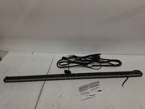 willpower led light bar with wiring harness kit - 12v - 38" - black image 3