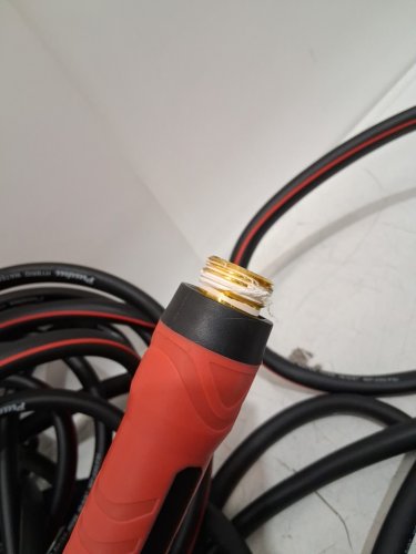 puuku hybrid water hose - 25ft x 5/8" - 200psi - black/red image 4