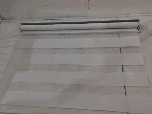 luckup Cordless Custom Zebra Blinds for Window - 32" x 64" - WHITE (model: dzstbml-64w) image 4