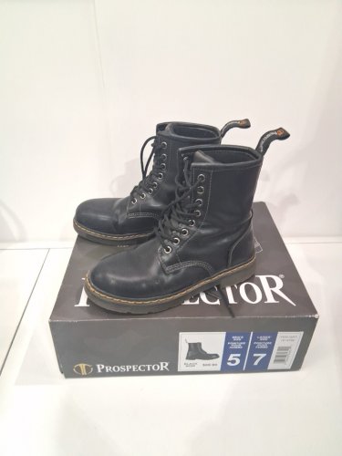 unisex Prospector hiking boots - 5 mens / 7 womens - black (style: 1914788) image 2