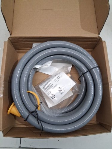 HUM OUTDOOR GAS HOSE - 12FT 3/8" 1/2 PSI - GREY image 3