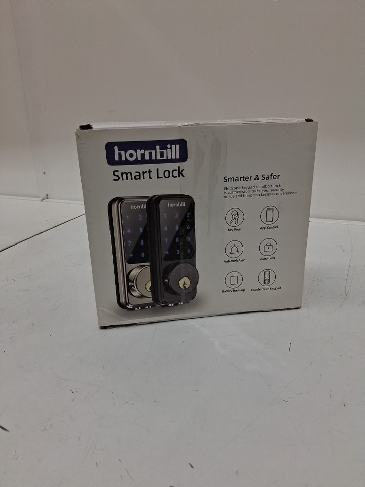 HORNBILL SMART LOCK KEYLESS ENTRY DEADBOLT DOOR LOCK - BLACK - image 5