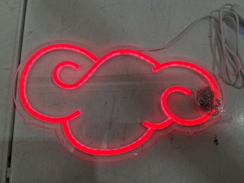 ANIME STYLE USB LED CLOUD LIGHT - RED image 2
