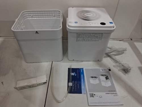 MIDEA CUBE CONVERTIBLE SMART DEHUMDIFIER WITH APP CONTROL - 20 PINTS/DAY - COVERS UP TO 1500SQ.FT. - WHITE (MODEL: MAD20S1QWT) image 6