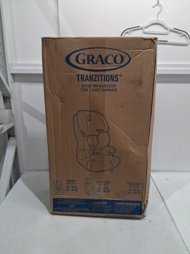 GRACO C20 TRANZITIONS 3-IN-1 HARNESS BOOSTER CAR SEAT - 100LBS CAP - BLACK (MODEL: 2035724) image 2