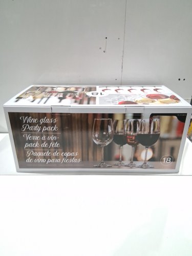18pk Wine Glass Party Pack - 16oz - Clear (model: 2826116) image 2
