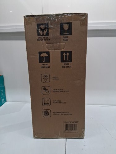 EKO MIRAGE TOUCHLESS SENSOR WASTE BIN - 50L - matte black (MODEL: EK9278t) image 2