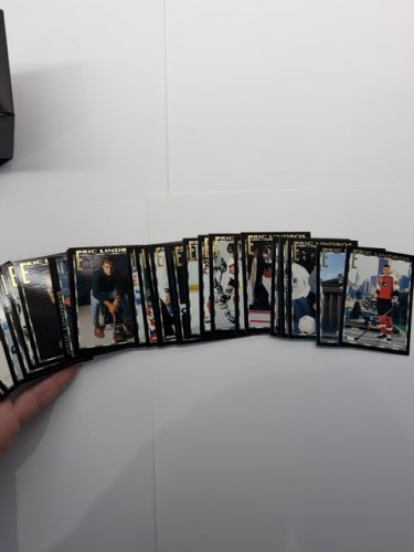 30 CARD COMPLETE 1992 PINNACLE ERIC LINDROS HOCKEY CARDS image 4