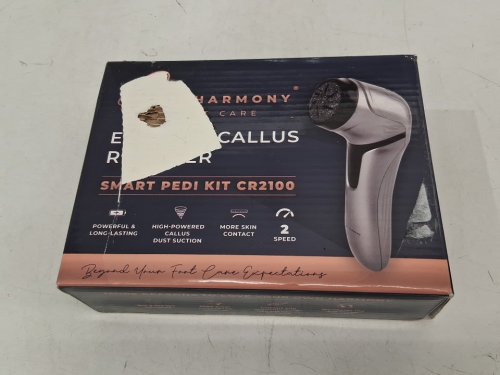 OWN HARMONY FOOT CARE ELECTRIC CALLUS REMOVER - 2 SPEEDS - 3 ROLLERS - grey (MODEL: CR2100) image 2