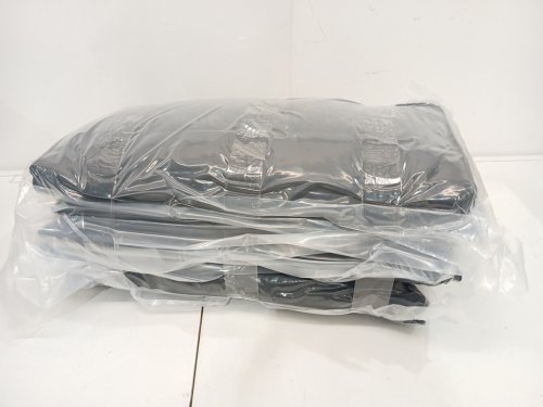 4PK Patio Lumbar Pillows - 22" x 13" - Black image 2