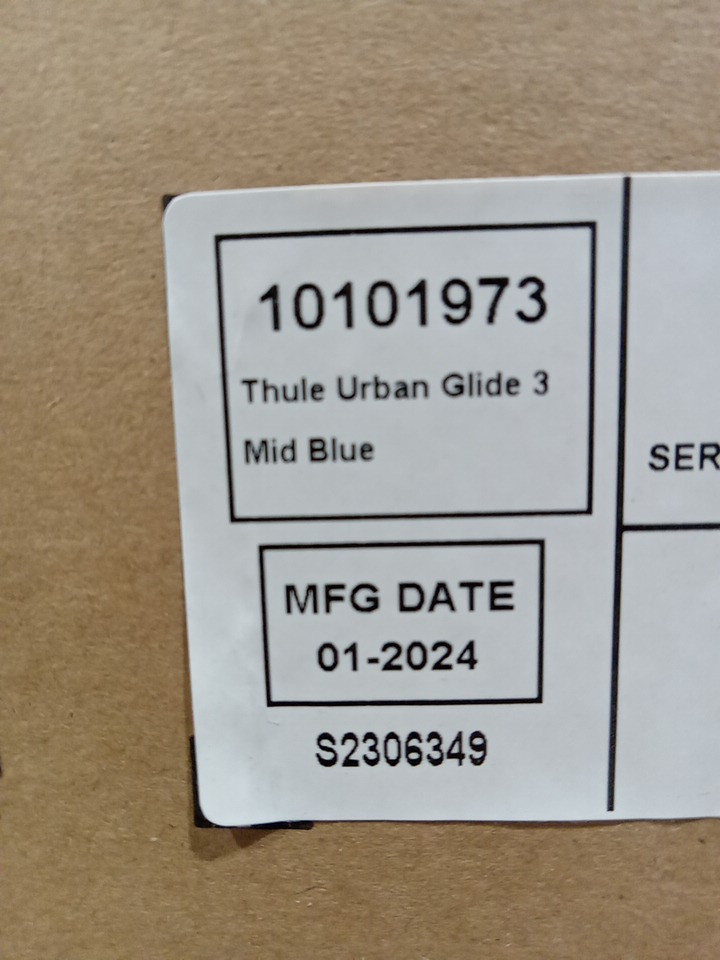 thule urban glide 3 lightweight all-terrain stroller with 5-point harness - max child weight 48lbs - mid-blue on black (model:10101973) image 8