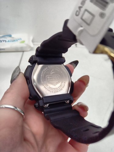 Men's Casio G-Shock Digital Quartz silicone Strap - 43mm - grey/black (model: DW-9052V-1CR) image 4