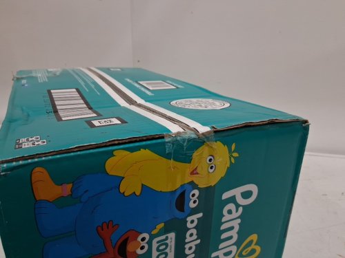 108pk pampers baby-dry leakproof disposable diapers - size 6 (35+ lb) - sesame street image 4