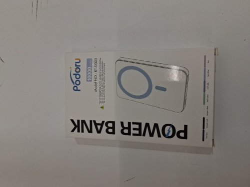 PODORU MAGSAFE MAGNETIC BATTERY PACK WITH TYPE-C CABLE FOR WIRELESS CHARGER - 10000MAH - 15W - BLACK (MODEL: ‎KT-D003) image 4