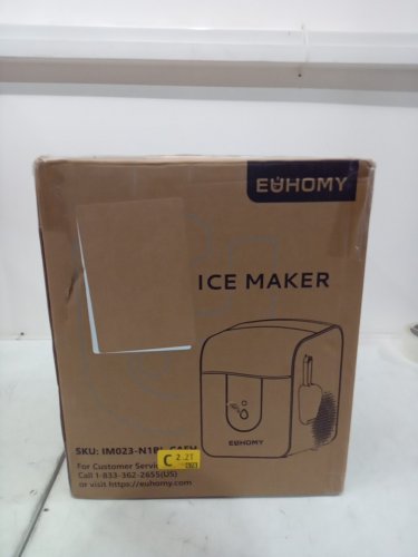 EUHOMY Countertop Smart Nugget Self-Cleaning Ice Maker with APP Control - 135w - 40lb/24hr - black (model: HZB-15NF) image 2